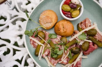 Example of lunch food available at Berwick Lodge Bristol