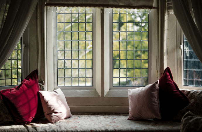 View from classic window at Berwick Lodge