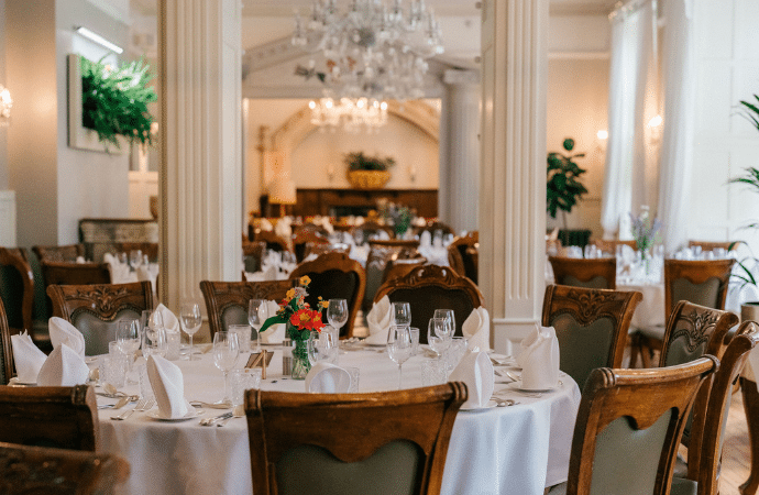 Dining room Berwick Lodge Bristol